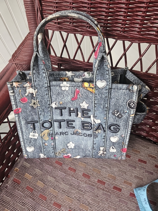 Marc Jacobs Handbags - Marc Jacobs The Trompe L'oeil Trinket Canvas Small Tote